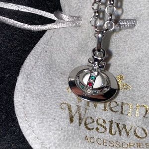 Vivienne Westwood silver tone necklace